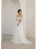 Sexy Off Shoulder Ivory Lace Tulle Wedding Dress Sexy Off Shoulder Ivory Lace Tulle Wedding Dress